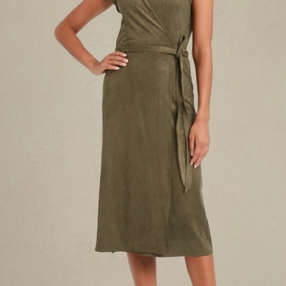 Brand new and never worn Banana Republic vegan suede dress - Picture 5 of 5